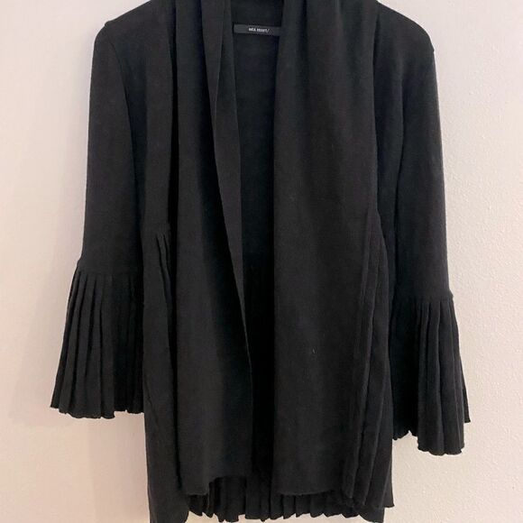 Sita Murt knitwear sweater S with bottom half pleating black womens size EU 38 - Picture 1 of 3